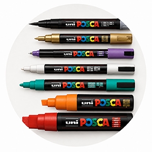 Markere cu vopsea Posca